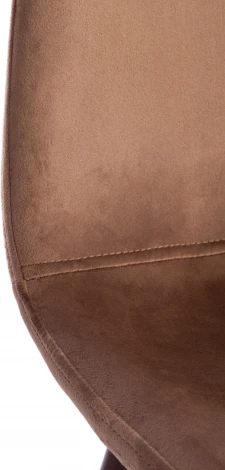Обеденный стул Tetchair BREEZE (Вельвет,Металл/Коричневый)
