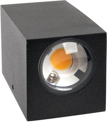 Архитектурная подсветка Feron Корфу 48487 DH055, 2*5W, 800Lm, 3000K, черный Бостон (LED, 220V, IP54)