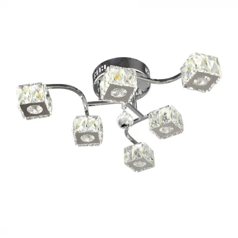 Потолочная люстра Максисвет 1645 1-1645-6-CR Y LED