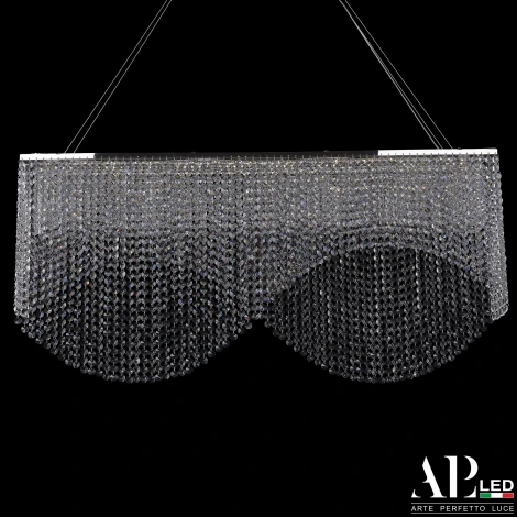 Подвесная люстра светодиодная APL LED Rimini S512.3.100.B.4000