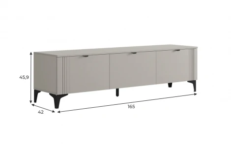 Гостиная "Рич К3" (2450х425х1900 мм) Mebelson ГК03Рич.3478