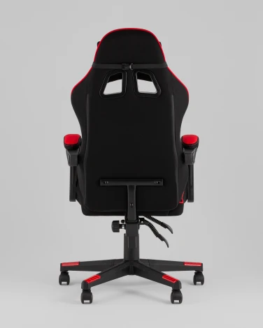 Кресло спортивное TopChairs Shadow ткань черно-красный арт.УТ000039460