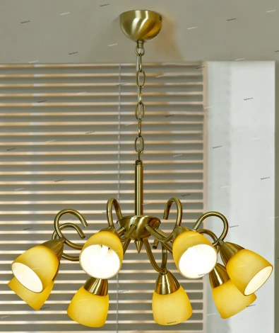 Подвесная люстра Lussole Aviano Bronz LSQ-8403-08