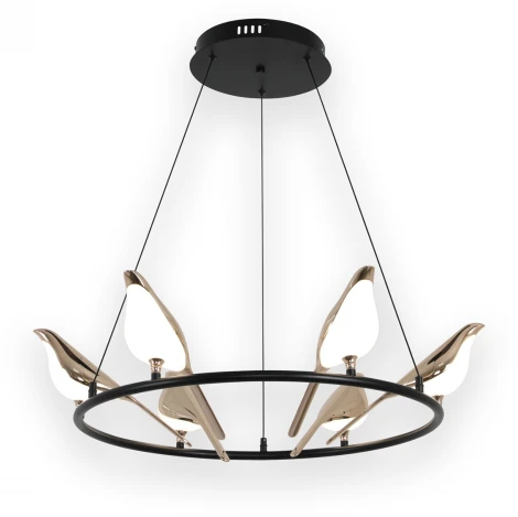 Подвесная люстра Kink Light Арси 08446-6A,33 (LED, 220V, на проводе, кольцо, птички)