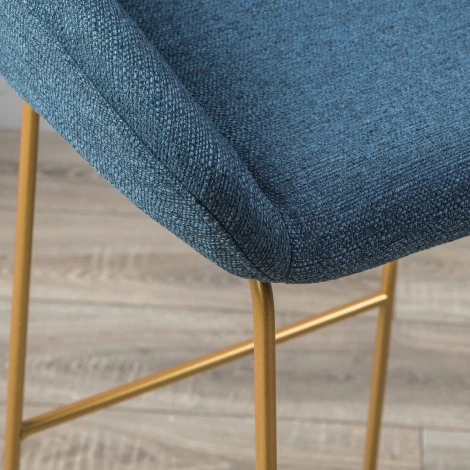 Стул бар Kent БлюАрт/Линк Золото R-Home арт.4101198h_БлюАртЗолот_БАР