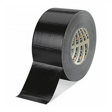 Армированная клейкая лента 0,17 x 48 мм длина 40 м (черный) Stekker 50082