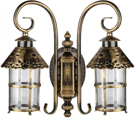 Настенный фонарь уличный IP44 Oasis Light CAIOR 1 81502 2 18 Gb (220V, фонарь)