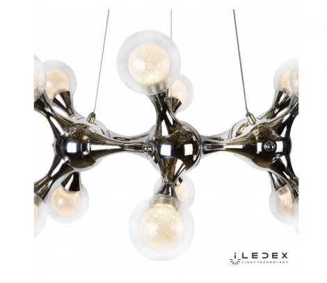 Подвесной светильник iLedex Blossom C4465-12R CR (220V, на тросе, шарики)