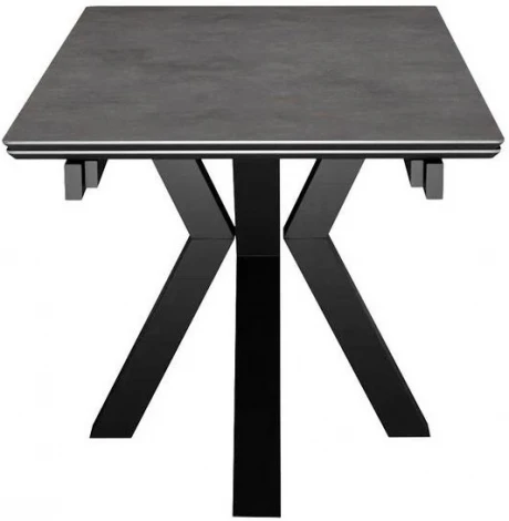 Стол DikLine SFE140 Керамика мрамор Бронза/подстолье черное/опоры черные (2 уп.) арт.00-00072891