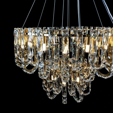 Подвесная люстра хрустальная Modelux MODELUX ML.6621.28 BS