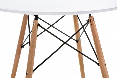 Стол Woodville Table 80 white / wood 15363