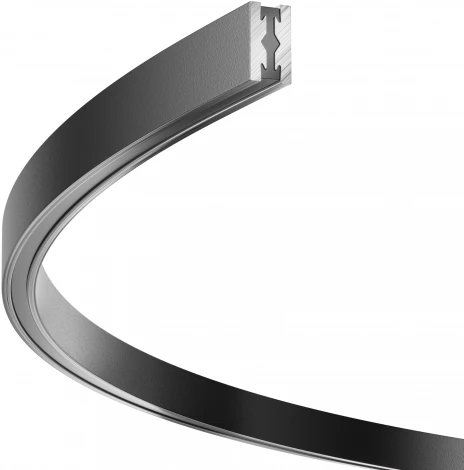 Шинопровод круглый из полукругов 1200мм Flarity черный Maytoni Busbar trunkings Flarity TRX154-2SR-D1200-B