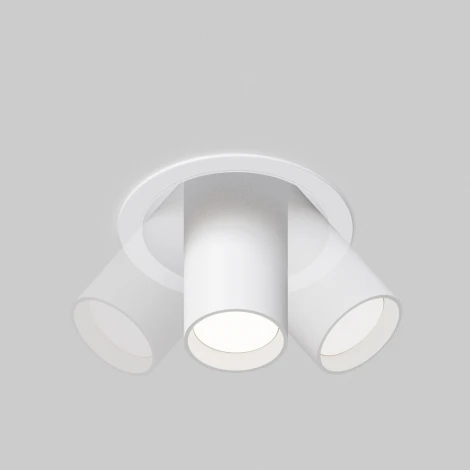 Встраиваемый светильник Maytoni Focus S C048CL-01-GU10-W (220V, круглые)
