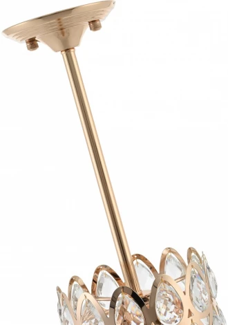 Потолочная люстра хрустальная на штанге Arte Milano Sorrento-1019 371019/1/300/190 GD (220V)
