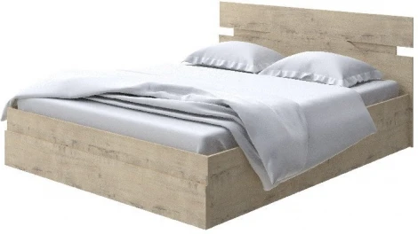 Без бренда Кровать Milton с подъемным механизмом (ЛДСП Бунратти) 80x200