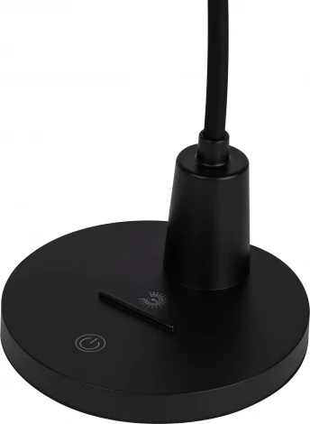 Офисная настольная лампа светодиодная с регулировкой яркости ЭРА NLED-501-10W-BK (220V, сенсорный выключатель)