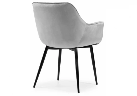 Обеденный стул на металлокаркасе Woodville Remo light gray 11940