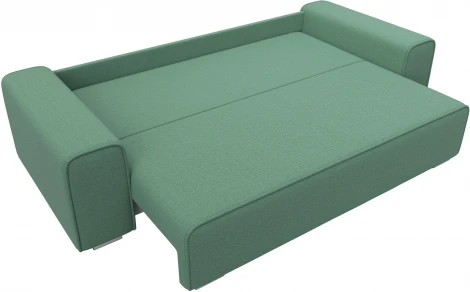 Диван прямой Лига-029 (Зеленый/Рогожка) Лига Диванов арт.123323