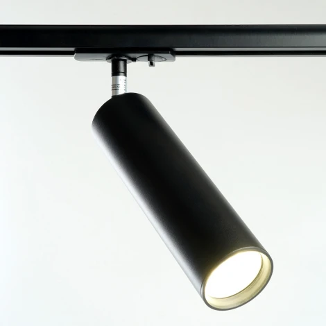 Светильник трековый однофазный Feron AL194 48541 GU10, черный (220V, круглые)