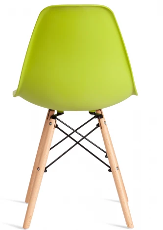 Стул CINDY (EAMES) (mod. 1801) / 2 шт. в упаковке Tetchair (Дерево бук,Металл,Пластик/Зеленый) арт.24428