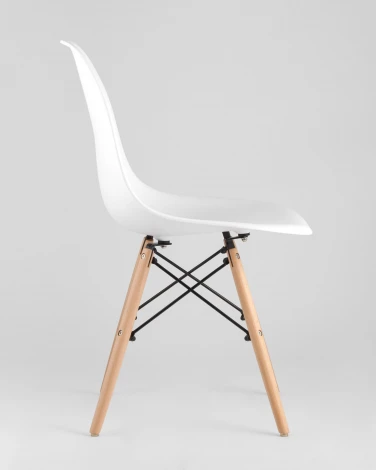 Стул Eames Style DSW белый (разборный каркас) Stool Group арт.УТ000036423
