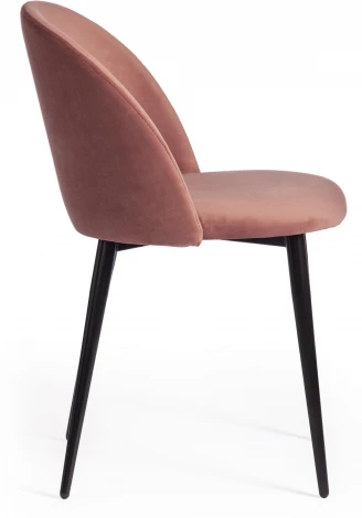 Стул MONRO (mod. 710) / 1 шт. в упаковке (Ткань,Металл /Коралловый,Черный)