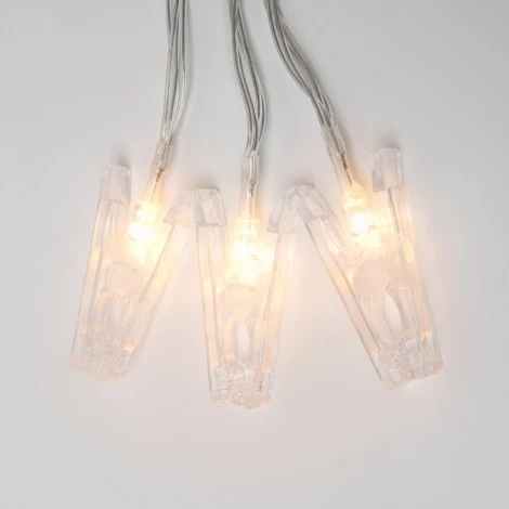 Гирлянда Uniel ULD-S0200-010/STB/2AA WARM WHITE IP20 CLIPS