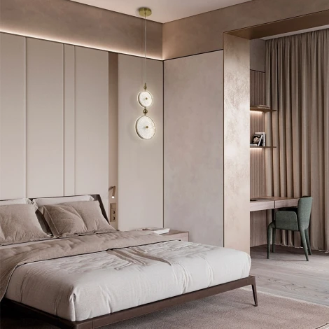 Подвесной светильник светодиодный с регулировкой цветовой температуры Modelux MODESTYLE MS.1125.1 BS