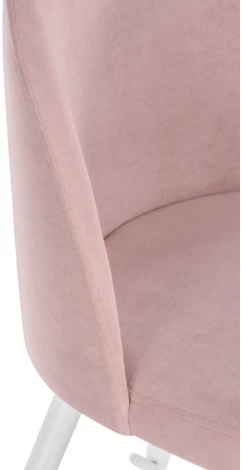 Барный стул Woodville Сондре пыльно-розовый / белый 464888