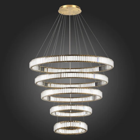Подвесная люстра ярусная Tivoli SL1622.313.05 ST Luce (LED, 220V, на тросе, кольцо)