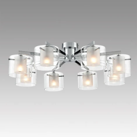 Потолочная люстра Lumion Verdi 8261/8C металл/стекло, хром/прозрачный E14 8*40W 220V