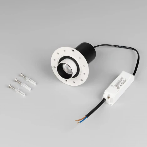 Встраиваемый точечный светильник под гипсокартон SP-NUANCE-TRIMLESS-PULL-R35-7W Warm3000 (WH, 36 deg, 230V) (Arlight, IP40 Металл) 049909 (LED)