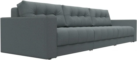 Диван прямой с декором Лига-049 НПБ Лонг Лига Диванов (Рогожка) арт.128418