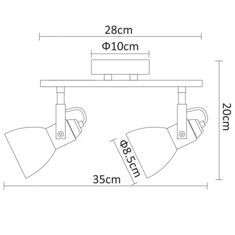 Спот Arte Lamp Tulip A9582AP-2AB