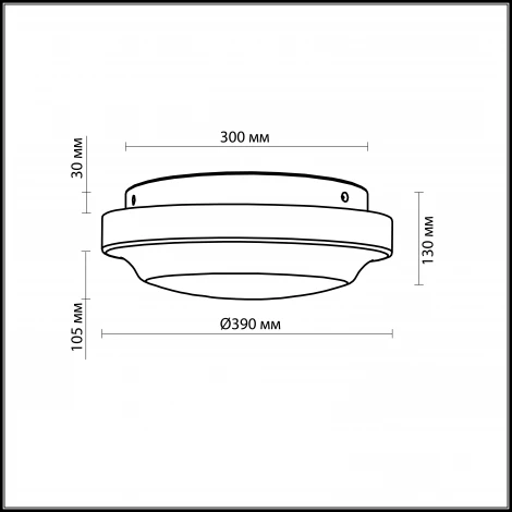 Настенно-потолочный светильник Odeon Light Tavoy 2760/3C