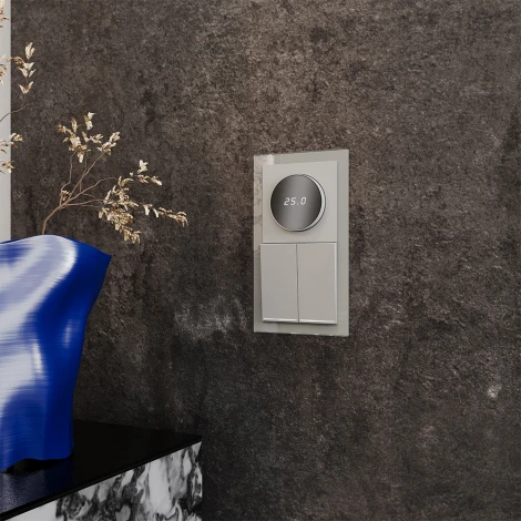 Рамка на 2 поста (сталь, стекло) Voltum S70 VLS110205