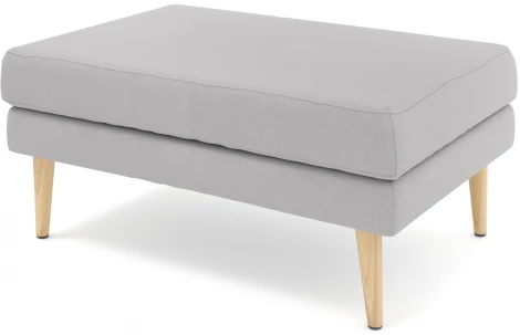 Банкетка Arsko Корс 1 светло-серый велюр