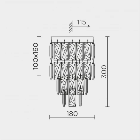 Бра хрустальное Modelux ML.844.02 CR