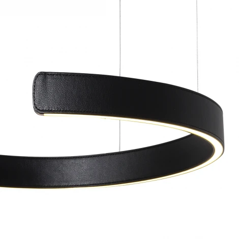 Подвесной светильник Loft IT Ring 10025/400 Black (LED, 220V, на тросе, кольцо)