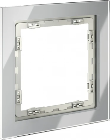 Рамка на 1 пост (сталь, стекло) Voltum S70 VLS110105
