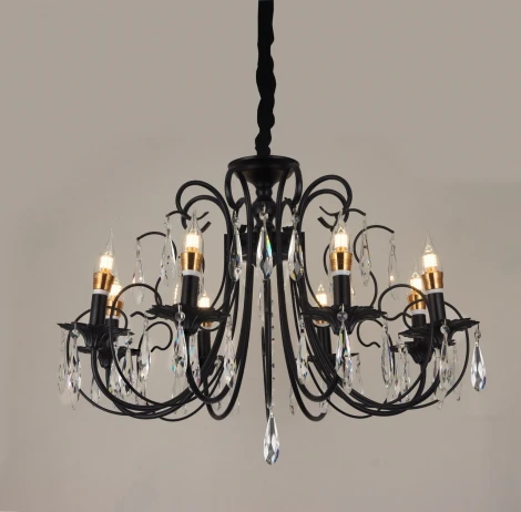 Подвесная люстра PL3901-6 BK Мелодия Света PL1N 000067346