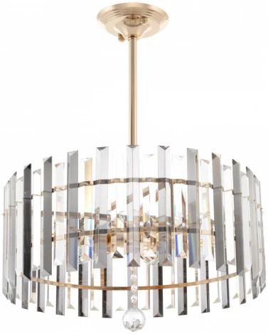 Подвесная люстра хрустальная на штанге Arte Milano Sorrento-1409 371409/6/350/470 GD (220V)