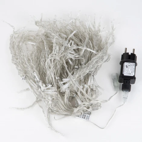 Занавес светодиодный с эффектом мерцания, 3х2м. 264 светодиода. теплый белый свет Uniel ULD-C3020-264/TTK WARM WHITE IP44