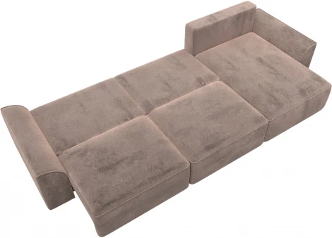 Диван угловой Лига-048 НПБ лонг Лига Диванов (Велюр) арт.128500