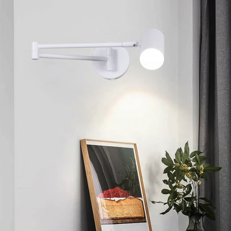 Спот с выключателем для чтения Reluce 86208-9.2-001MN GU10 WT (220V)