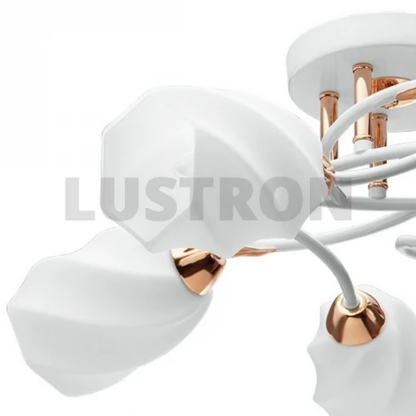 Потолочная люстра IDLamp Angelica 384/5PF-Whitegold