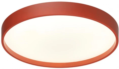 Настенно-потолочный светильник светодиодный Sonex Mavic 7744/CL COLOR SN пластик/белый/красный LED 30Вт 4000К D330 IP43 (220V, круглые)