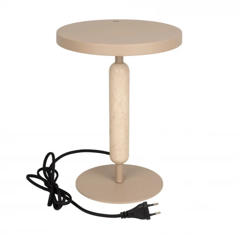 Настольная лампа SP-ALYSS-TAB-R22.5x30-5W Warm3200-MIX (BG-BG, 110 deg, 230V) (Arlight, IP20, Мрамор) 061706