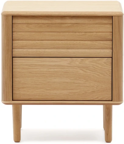 Lenon Тумбочка с 2 ящиками из шпона дуба 50 x 55 см La Forma (ex Julia Grup) арт.160929