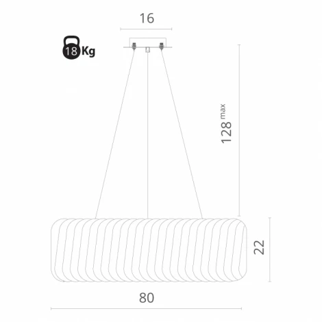 Подвесная люстра Divinare Megan 7568/18 LM-12 (220V, на тросе, круглые, кольцо)